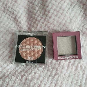 L'oreal and Hardy Candy eyeshadow duo